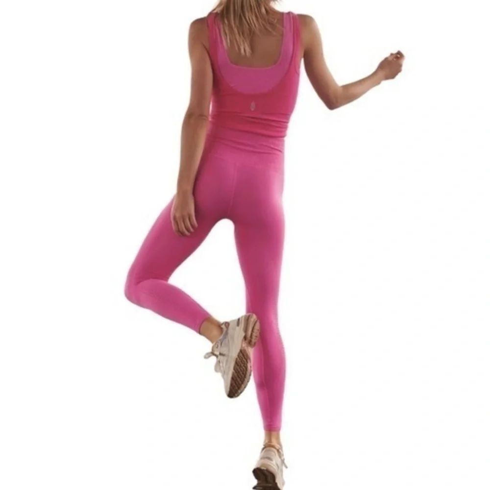 Free People Movement Pink High Rise Good Karma Leggings Size XS/S